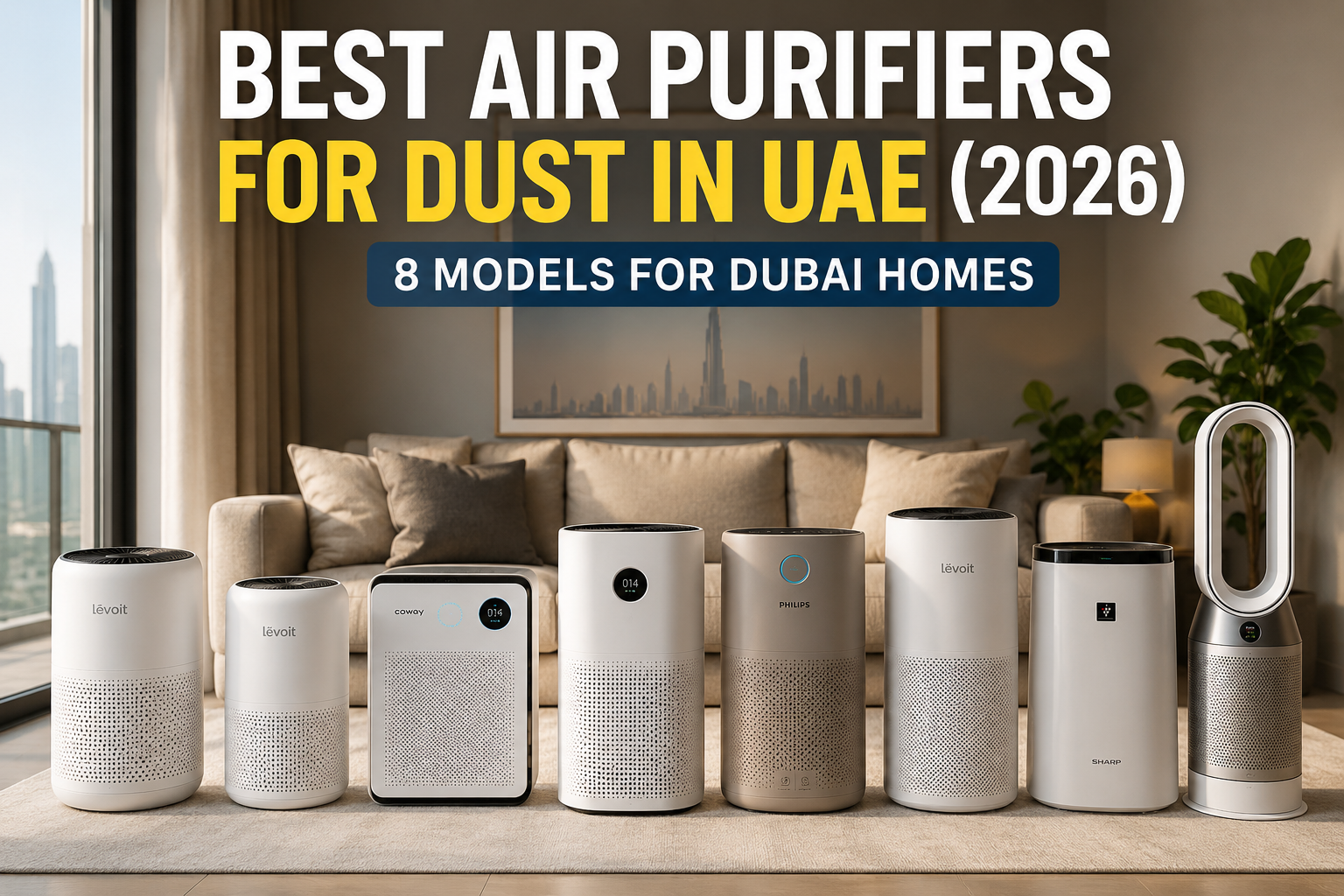 Best Air Purifiers for Dust in UAE (2026): 8 Picks for Dubai Homes